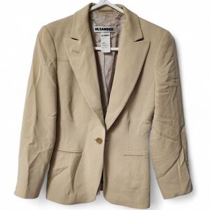 Jil Sander Wool/Silk/Cashmere Blazer Jacket